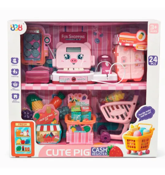 Set de joacă „Casă de marcat cu produse” (cu efecte luminoase și sonore), rod , cod 952017