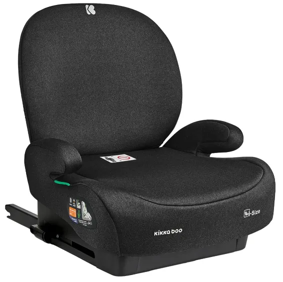 Inaltator auto-buster 125-150 cm (i-Size) Isofix Kikkaboo i-Boost Black