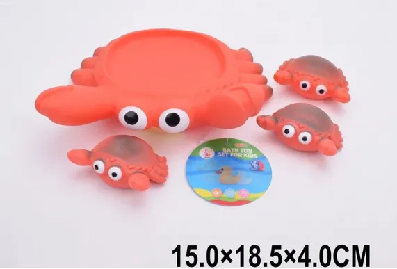 Set de jucării de baie Crab
