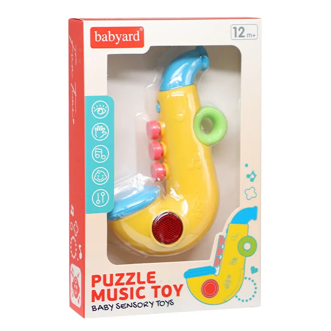 Saxofon cu lumină și sunet, cod 902035