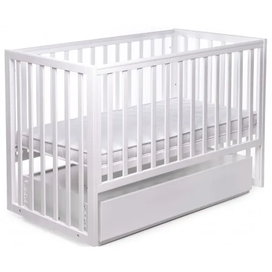 Pătuţ Eucalyptus Mia Premium (DS-401) Alb