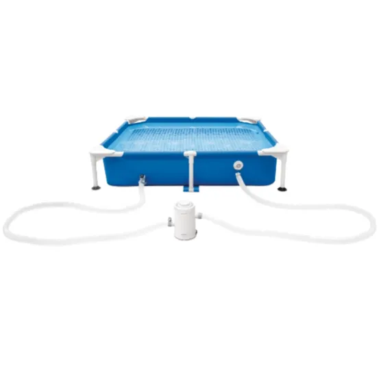 Piscină cu cadru metalic pentru animale de companie Pet Pool 152×152×30 cm, 537 L, filtru 1136 l/h, skimmer și prelată, Intex (48402) Piscină cu cadru metalic pentru animale de companie Pet Pool 152×152×30 cm, 537 L, filtru 1136 l/h, skimmer și prelată, Intex (48402)