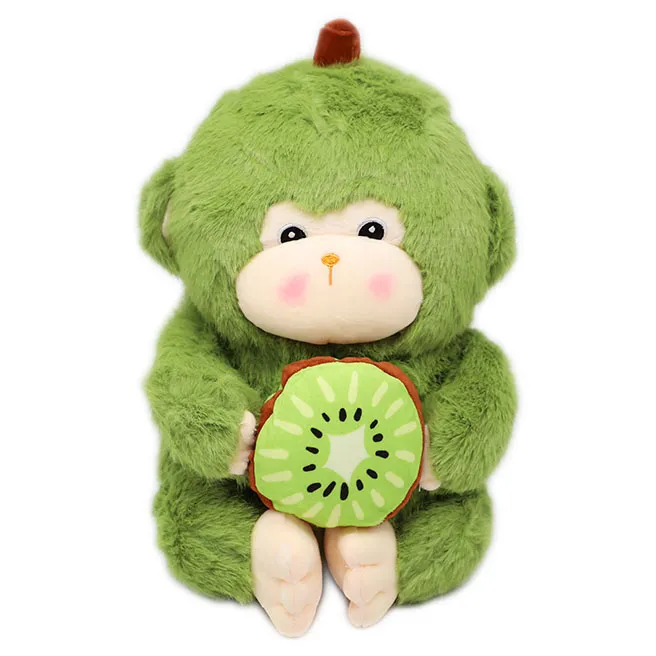 Maimuță verde de pluș cu kiwi, cod 844173
