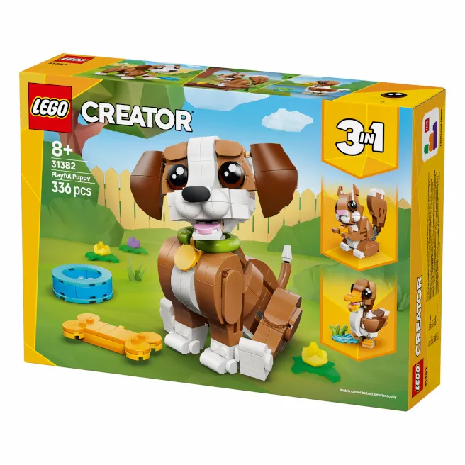 Constructor LEGO Creator Animale drăguțe: cățeluș jucăuș, art. 31382