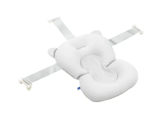 Suport textil pentru cădiță KikkaBoo Bear White, 45x8x32 cm