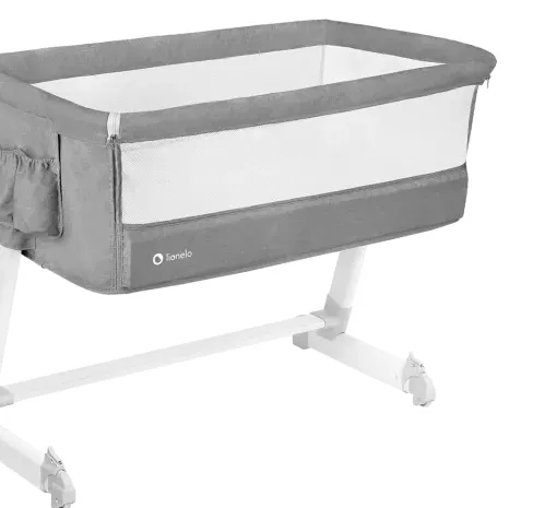 Pătuc Co-sleeper 3 in 1 Lionelo Theo Concrete