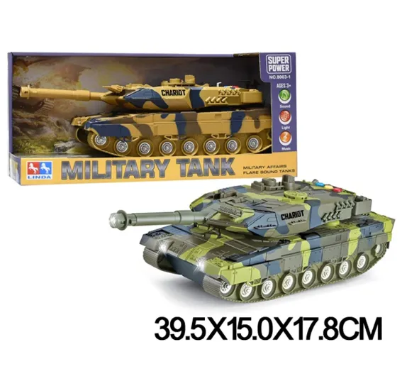 Tanc pe baterii cu sunete si lumini