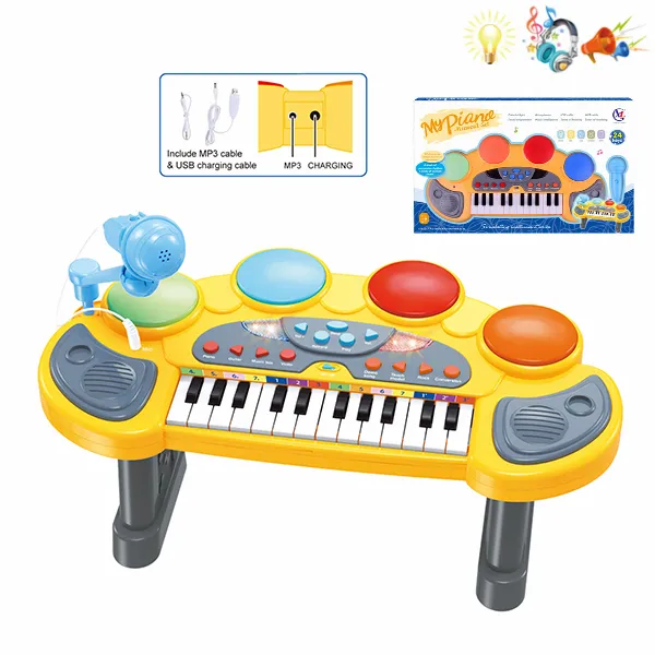 Centru muzical cu USB cu lumina 008880 