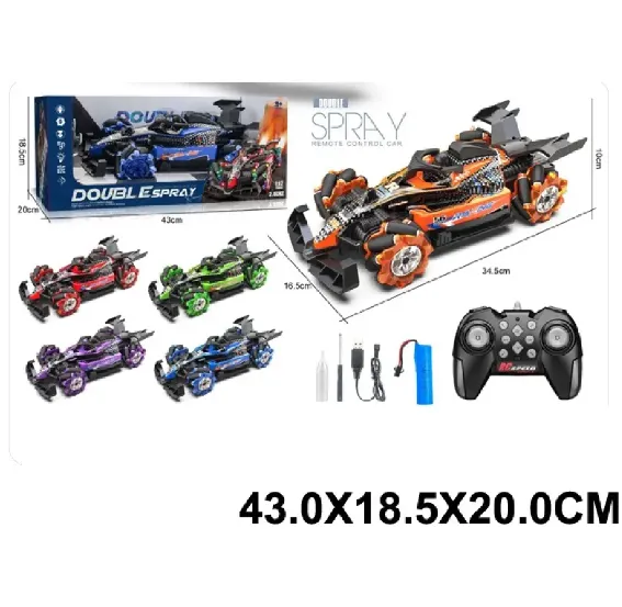 Masina cu radiocomanda cu incarcator,fum si lumini