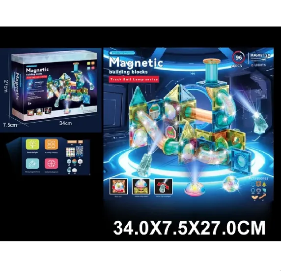 Constructor magnetic cu lumini (22723)
