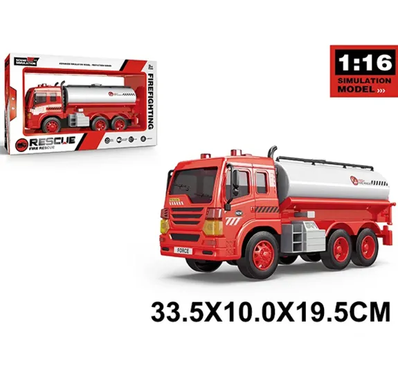 Masina pentru pompieri cu inertie,cu sunete si lumini