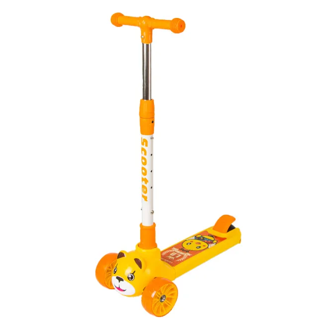 Trotineta pentru copii 601, galbena