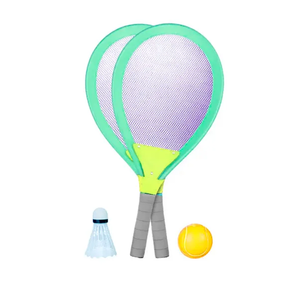 Set de rachete cu volan, minge și pompă, 666-21