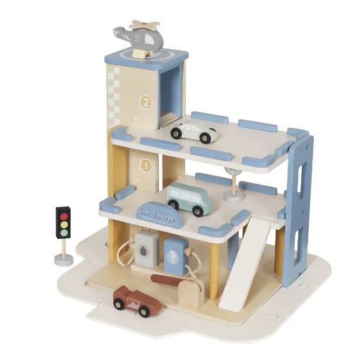 Set de joacă din lemn pentru parcare, W04B141