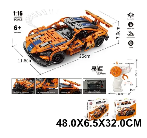 Constructor 408 elemente,masina cu radiocomanda