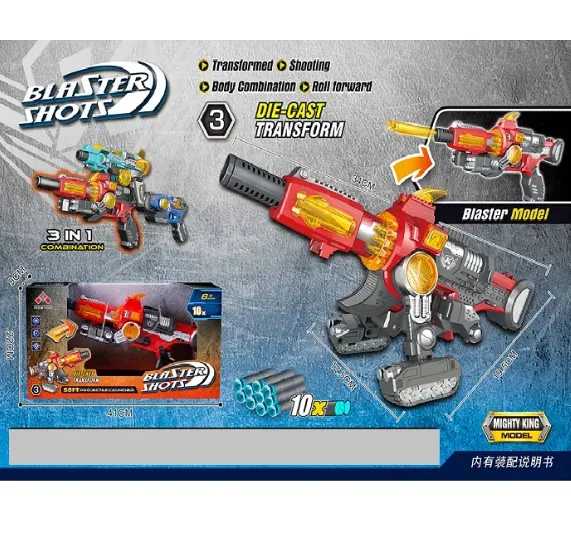 ARMA TRANSFORMER CU GLOANTE MOI (INSTRUCTIUNE IN ROMANA) 72610