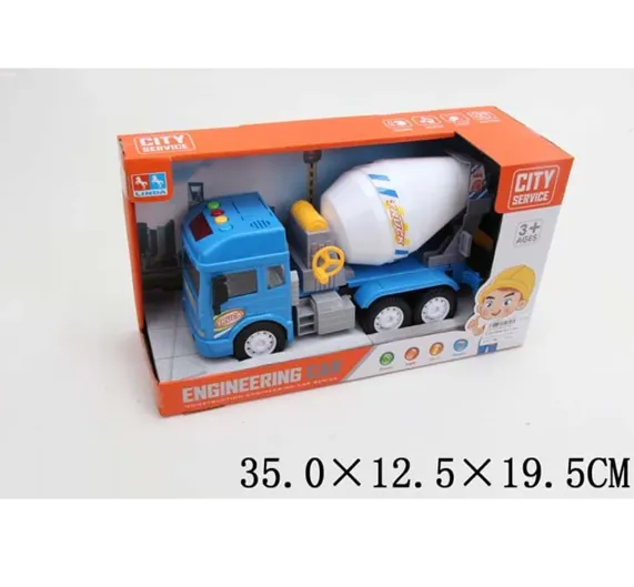 Autospeciala betoniera cu inertie,cu sunete si lumini