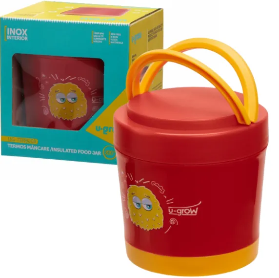 Recipient termos alimentar cu interior din oțel inoxidabil, 820 ml