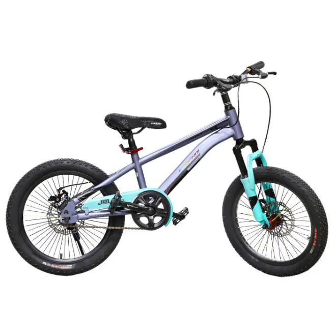 PH Bicicletă pentru copii cu 2 roți, 18 inch, gri, cod 61549