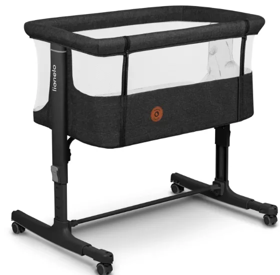 Pătuc Co-sleeper 3 in 1 Lionelo Aurora Grey Graphite