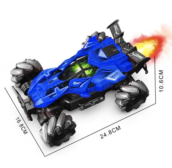 Mașină „Spay” la scara 1:16 cu telecomandă și baterie, roșie SBY263-1A
