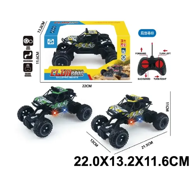 Masina cu radiocomanda cu incarcator cu lumini