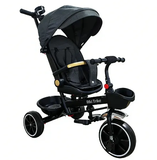 Tricicleta neagra pentru copii (JTRL39) (64675)