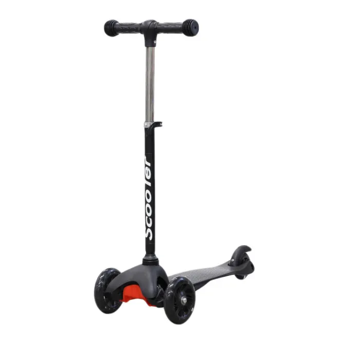  Trotinetă pentru copii, „Scooter” cu 3 roți, negru