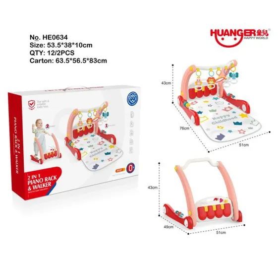 Jucarie covoras 2 in 1 pentru bebelusi