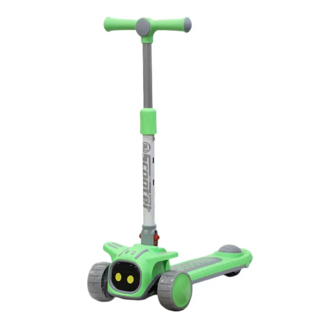 Trotinetă pentru copii „Cosmonaut” cu 3 roți, verde