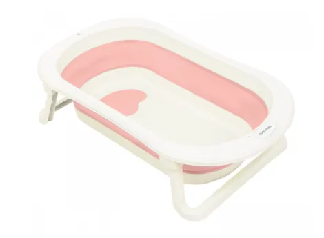 Cădiță pliabilă Kikkaboo Fiji Pink, 80 cm