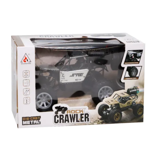 Mașină „Rock Crawler” cu t/c (lumină, spray), argintie, cod 782033