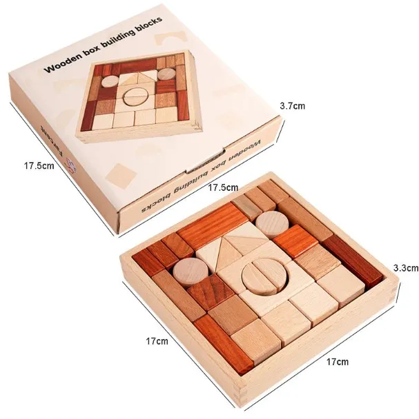 Blocuri de lemn Montessori, 5742
