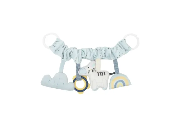 Jucărie pentru cărucior Kikkaboo Pram Stripy Friends