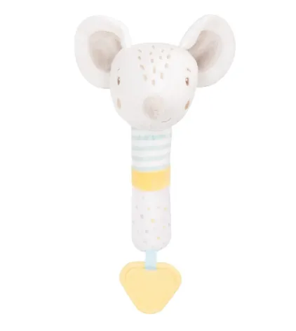 Jucărie zornăitoare Kikkaboo with teether Joyful Mice