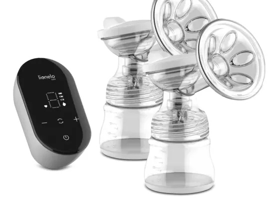 Pompă de sân electrică Lionelo Twee Go Grey Concrete