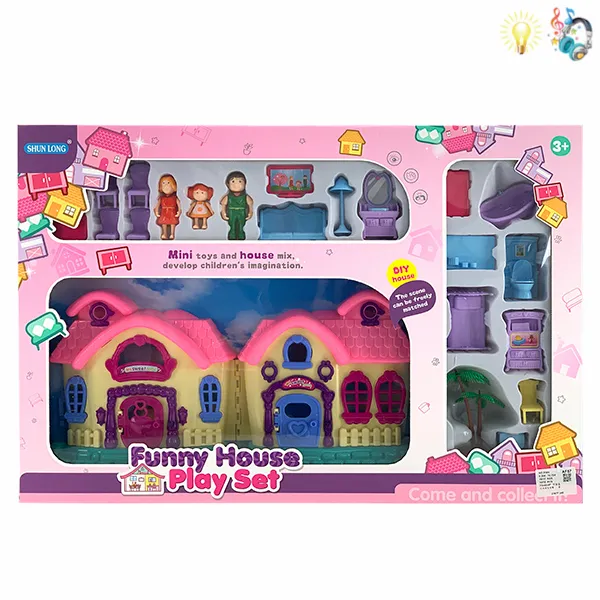 Casuta cu accesorii cu muzica si lumini 003341 