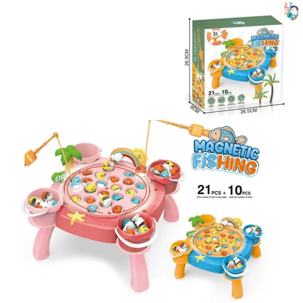 Set pescuit magnetic cu muzica 006314 