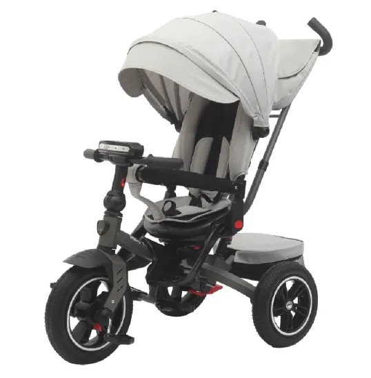 Tricicleta gri deschis pentru copii (JTR9500) (64729)