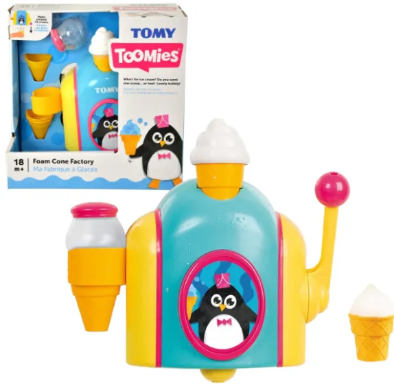 Jucărie de baie «Fabrica de cornete cu spumă»