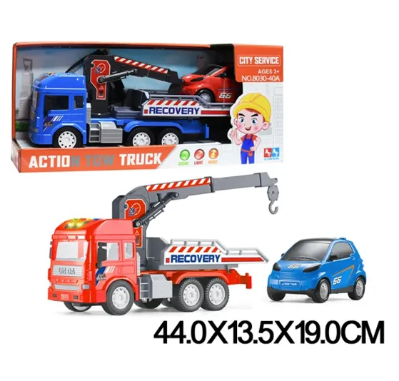 Evacuator cu inertie,cu sunete si lumini cu masina in set