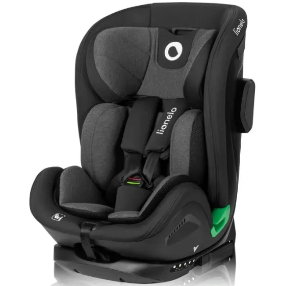 Scaun auto 76-150 cm (i-Size) Isofix Lionelo Harper Black Carbon Grey