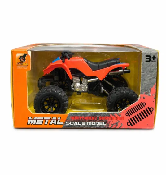 ATV Die Cast metal, portocaliu, cod 10032b