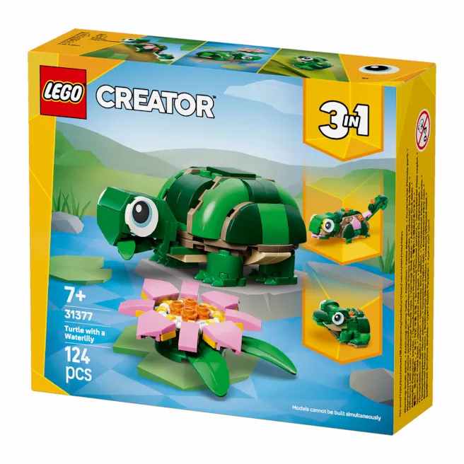 Constructor LEGO Creator Broască țestoasă cu nufăr, art. 31377