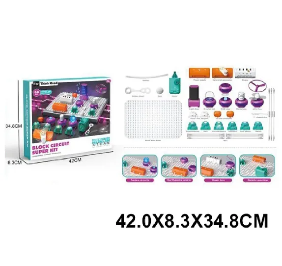 Joc educativ, Experiment Circuite electrice, multiple experimente (09350)