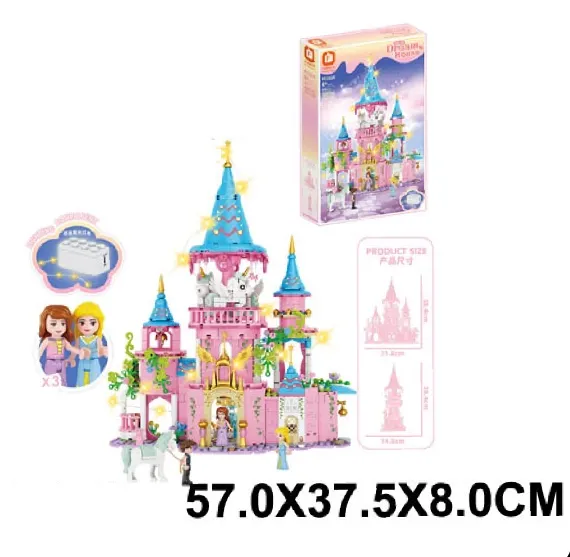 Constructor castel pentru printese, 974 elemente