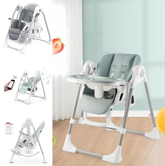 Scaun pentru hranire, leagan 2 in 1 Ivolia S22