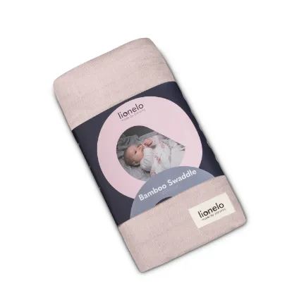 Plapumă Lionelo Bamboo Swaddle Beige Sand, 120x120 cm