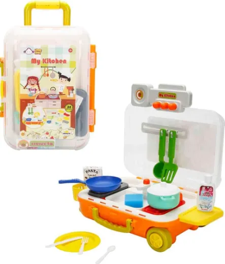 Set de ustensile de bucătărie cu 24 de piese într-o geantă. S01004636