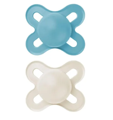 Suzeta ortodontica din silicon MAM Original Start Mat Boy (0-2 luni), 2 buc.